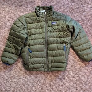 Patagonia Kids Forest Green Puffer Jacket
